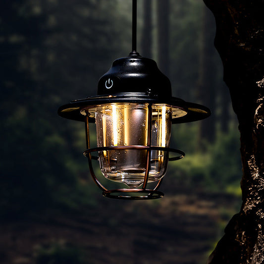Retro waterdichte LED-kampeerlamp