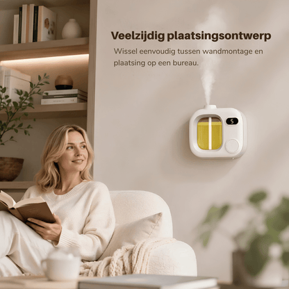 SerenitySense — Automatische Geurverspreider Wand | 50% KORTING
