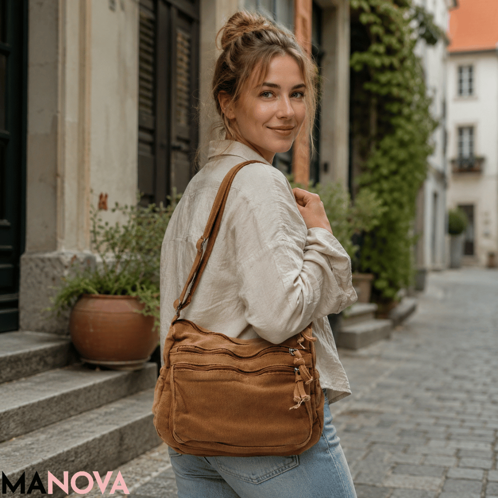 Sally — Casual Canvas Tas | 50% KORTING