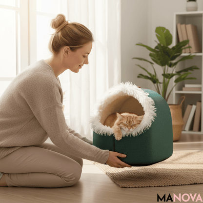 CozyCave – Kattenknuffelgrot | 50% KORTING