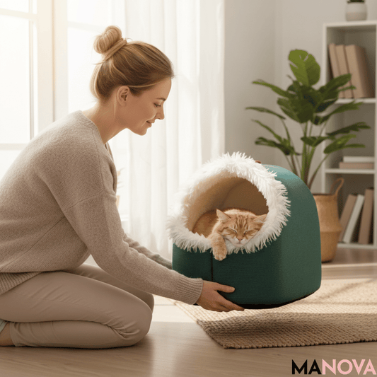 CozyCave – Kattenknuffelgrot | 50% KORTING