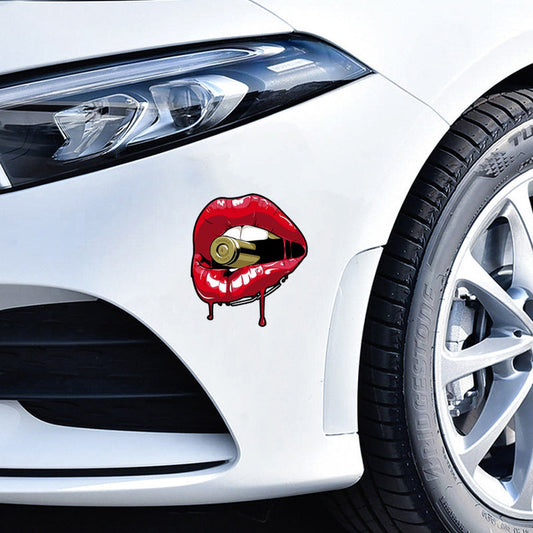 Kogel Lip Decoratieve sticker