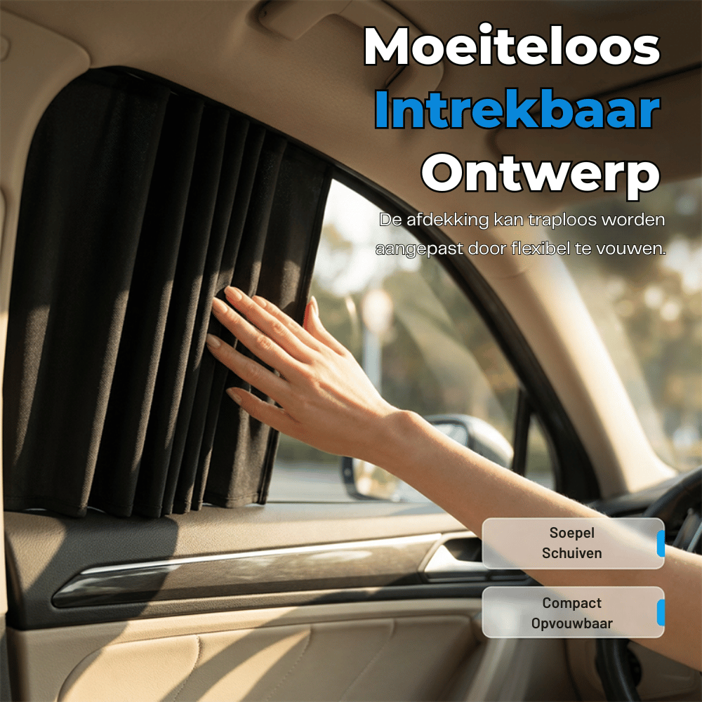 BreezeShield — Magnetisch Autozonnescherm | 50% KORTING