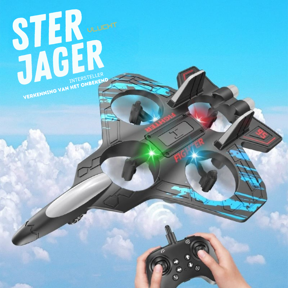 SkyFury – Supersnelle RC straaljagerdrone | 50% KORTING