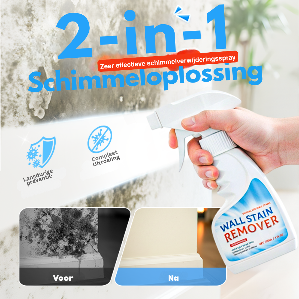 MoldShield Pro – Schimmelvrij Huis 120ml | 1+1 GRATIS