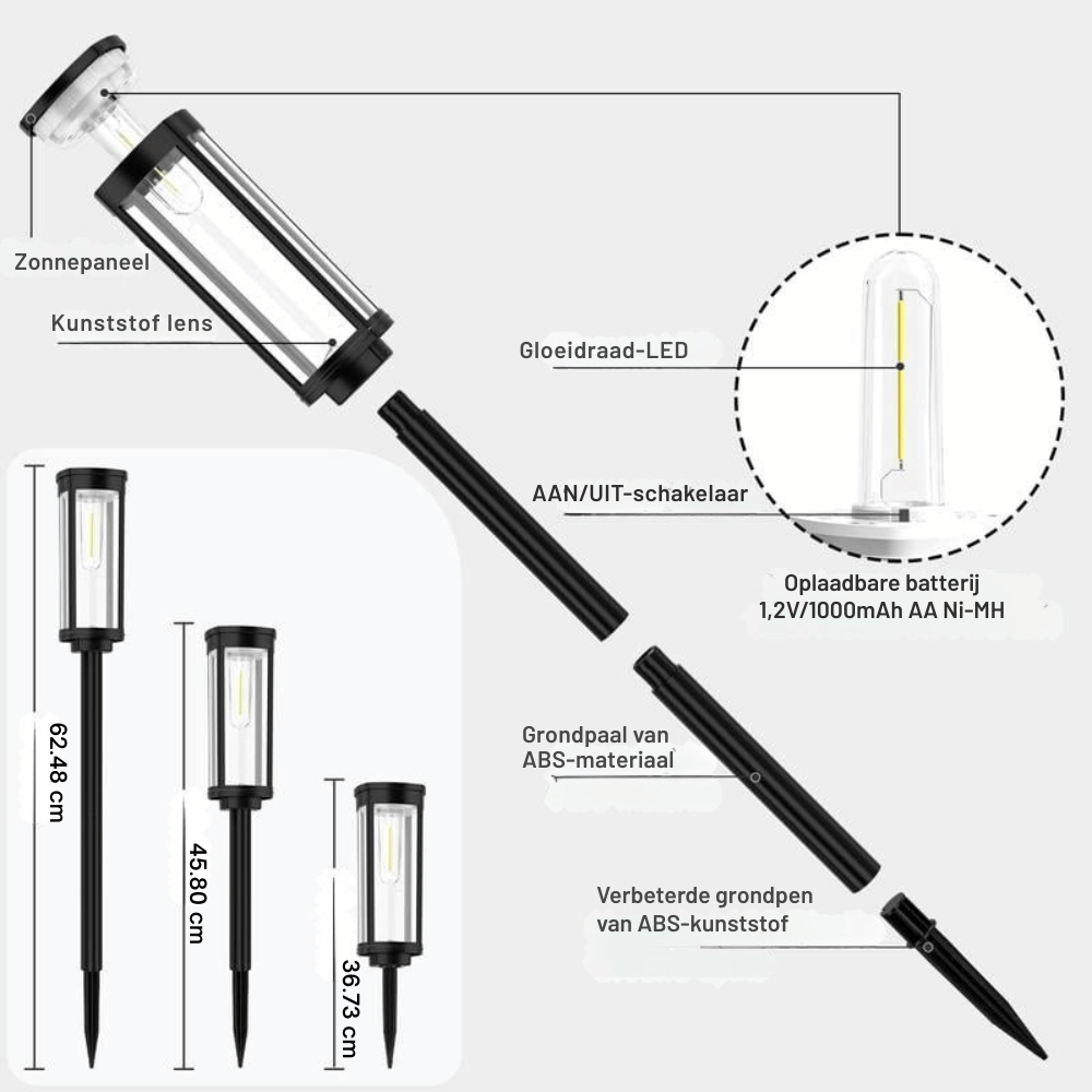 SolaraLuxe — Solar Tuinverlichting |  50% KORTING