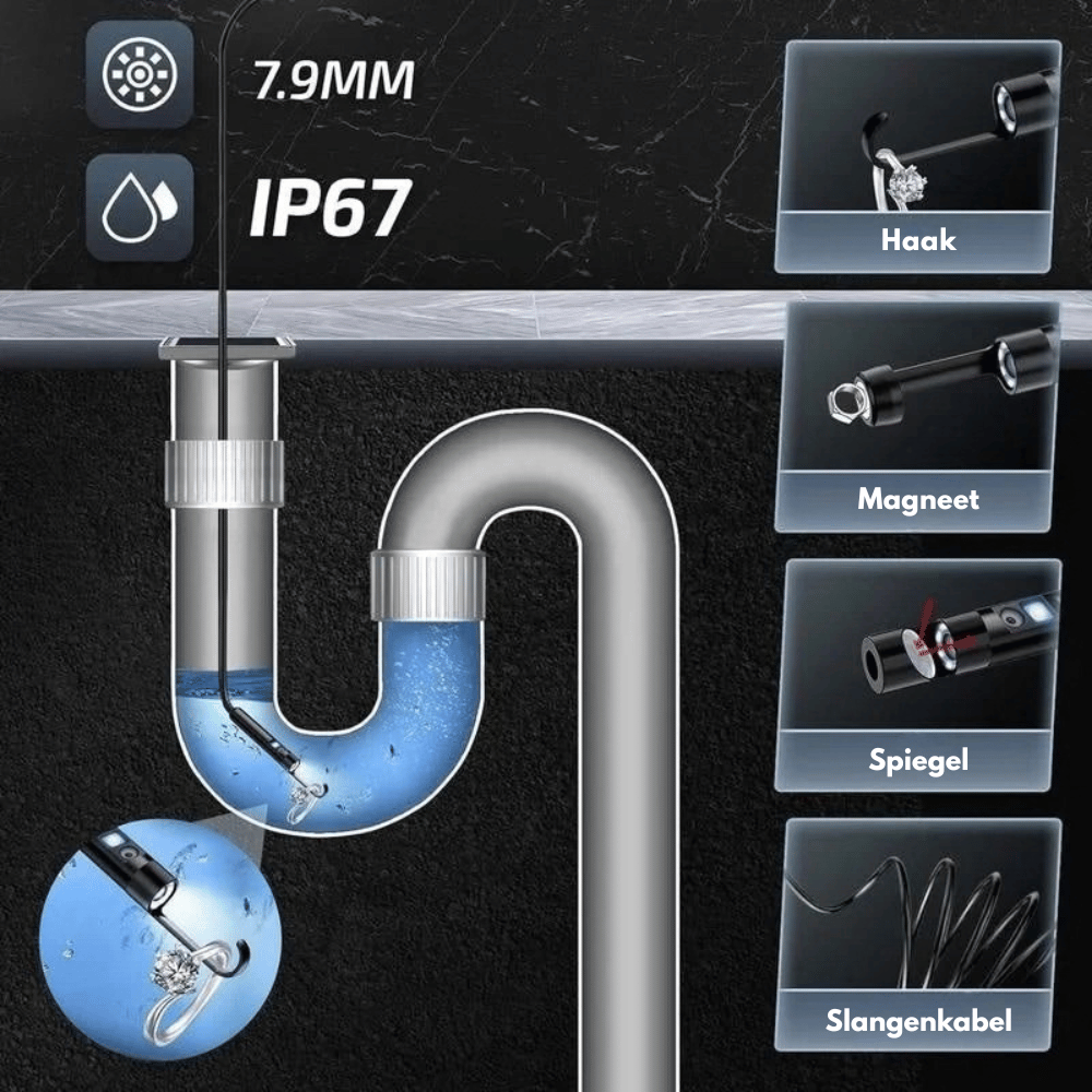InsightVision — HD Inspectiecamera met Sonde | 50% KORTING