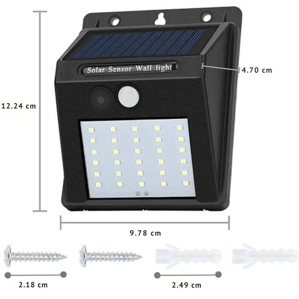 SolarGuard — Slimme Zonne-Buitenlamp | 1+1 GRATIS