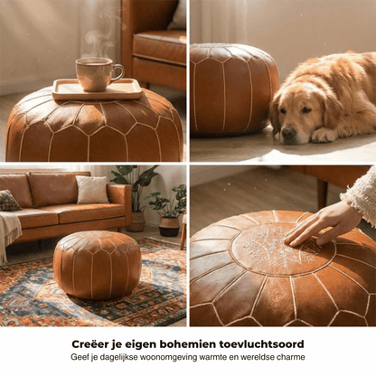 Charmora — Stijlvolle Poef met Opbergruimte | 50% KORTING