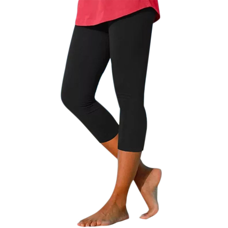 FlexShine™ – Knie-Lange Dames-Leggings met Buikcontrole & Zijdeachtig Comfort