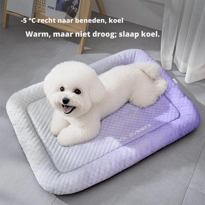 CoolPaw — IJs-Zijden Koelmat voor Huisdieren | 50% KORTING
