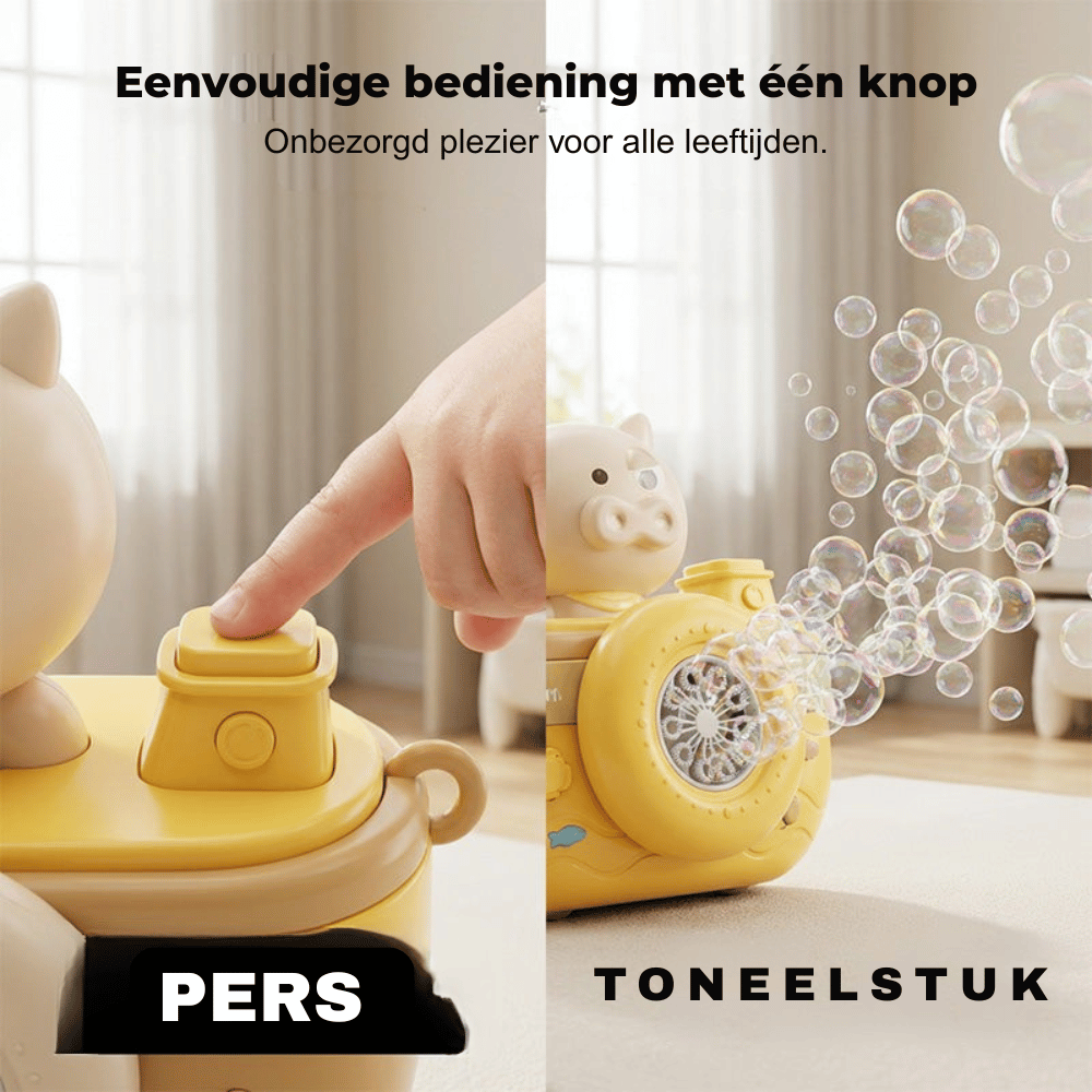 BubbleJoy — Magische Bellenblaasmachine | 50% KORTING