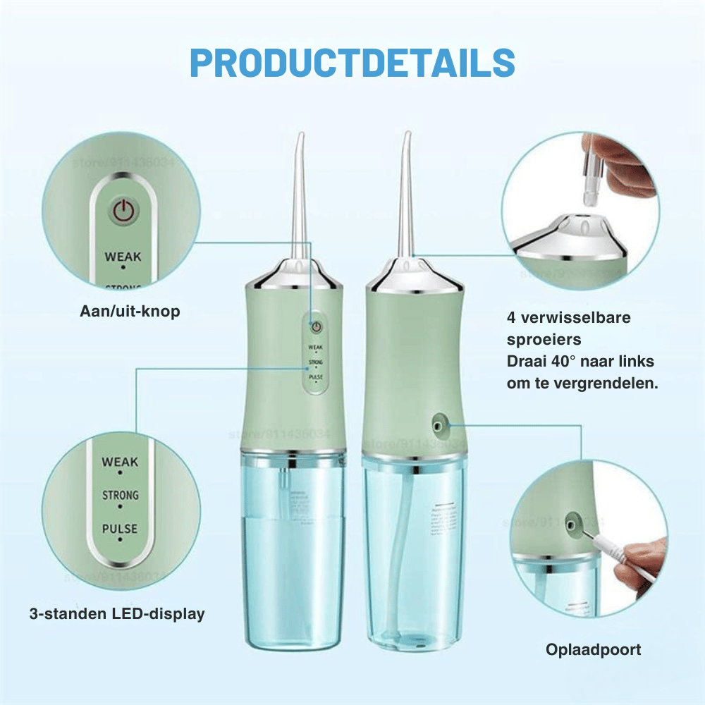 HydraPearl — 4-in-1 Waterflosser | 50% KORTING