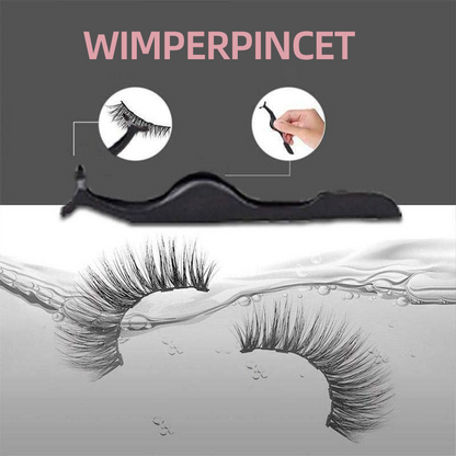 Wimpers voor magnetische eyeliner