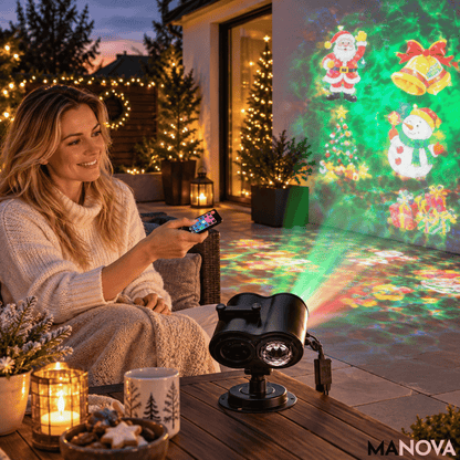 LuminaFest — Feestelijke Dual-Lens Projector | 50% KORTING