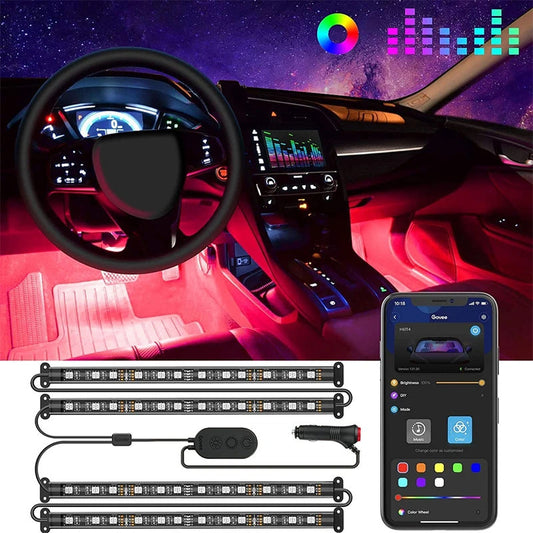 GlowDrive – Slimme Auto LED-Verlichting | 1+1 GRATIS