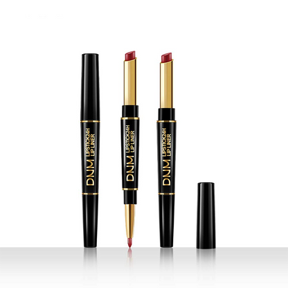 Lipliner en lippenstift 2 in 1 | 1+1 GRATIS