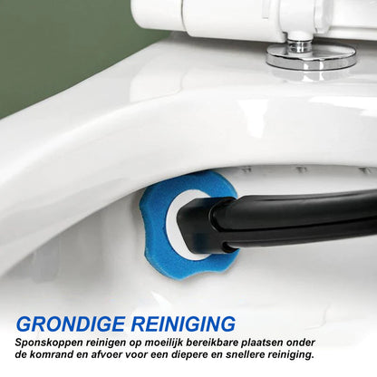 Vervangbare wegwerppad toiletwand