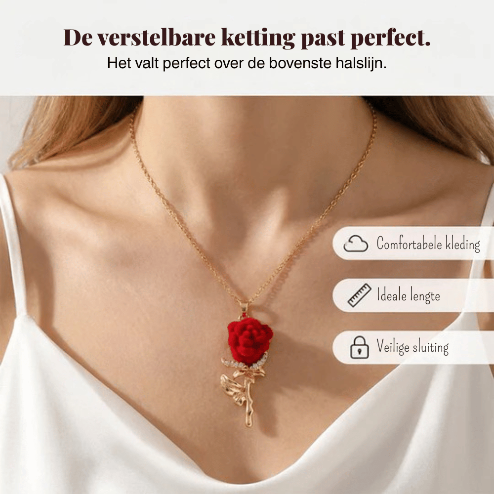 Rose — Zachte Kristallen Rozenhanger | 50% KORTING