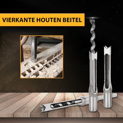 Vierkante houten beitel