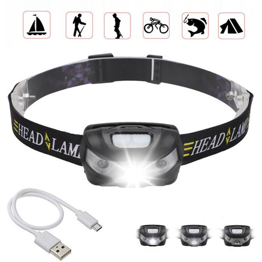 USB oplaadbare heldere koplamp