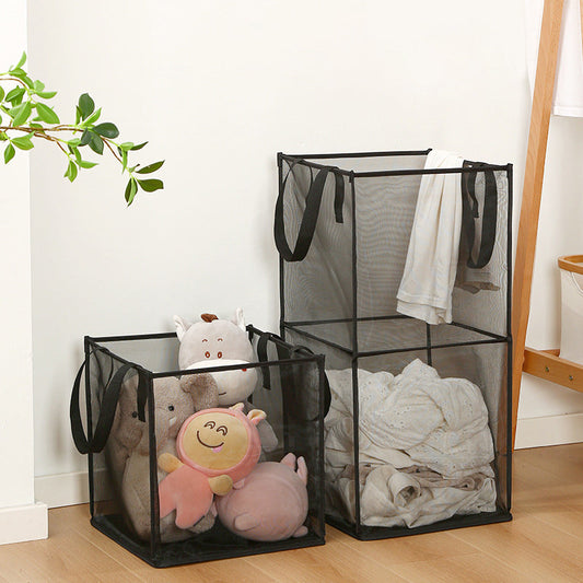 Draagbare opvouwbare wasmand