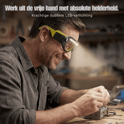 NightWave – Hoofdlamp met bewegingssensor | 50% KORTING