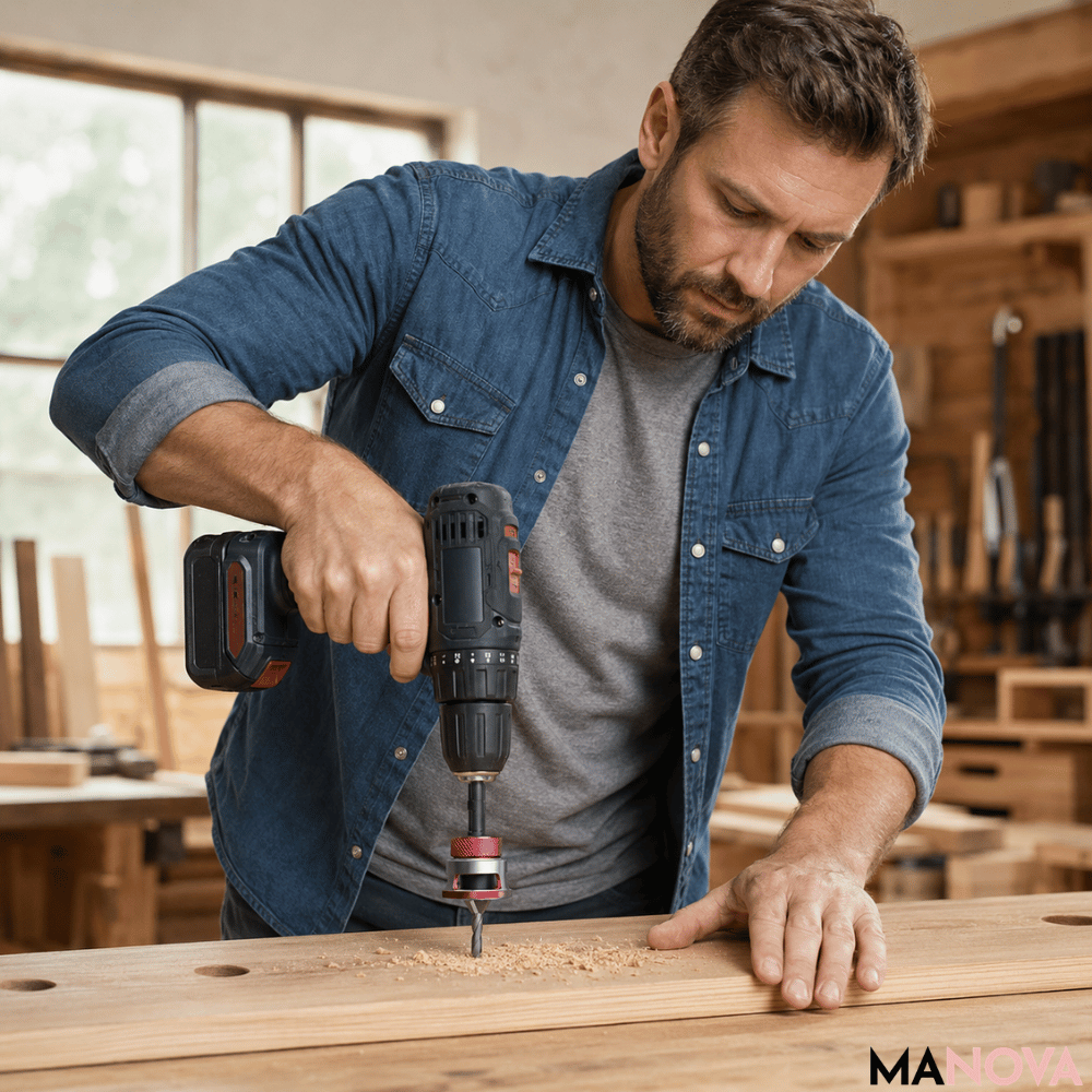 WoodCountersink Pro Set — Verfijnde Verzinkboren | 50% KORTING
