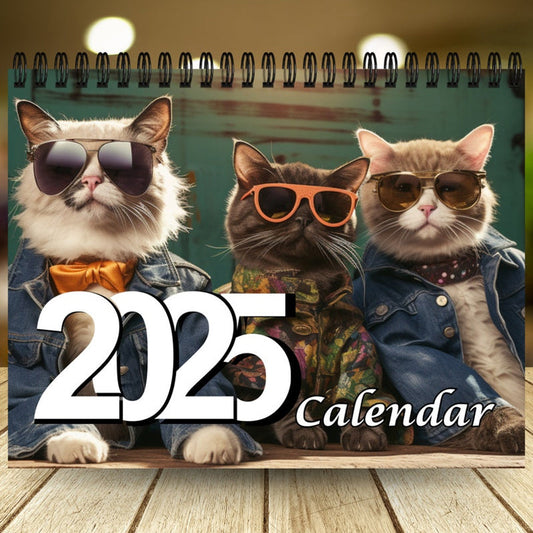 2025 Stijlvolle kattenkalender/cadeau voor kattenliefhebber