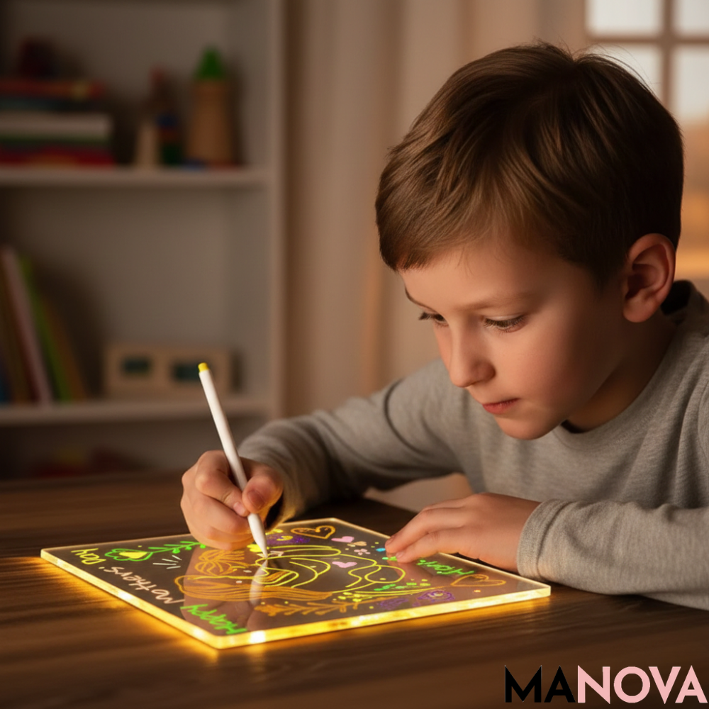 LumoCanvas – LED Creatief Schrijfbord | 50% KORTING