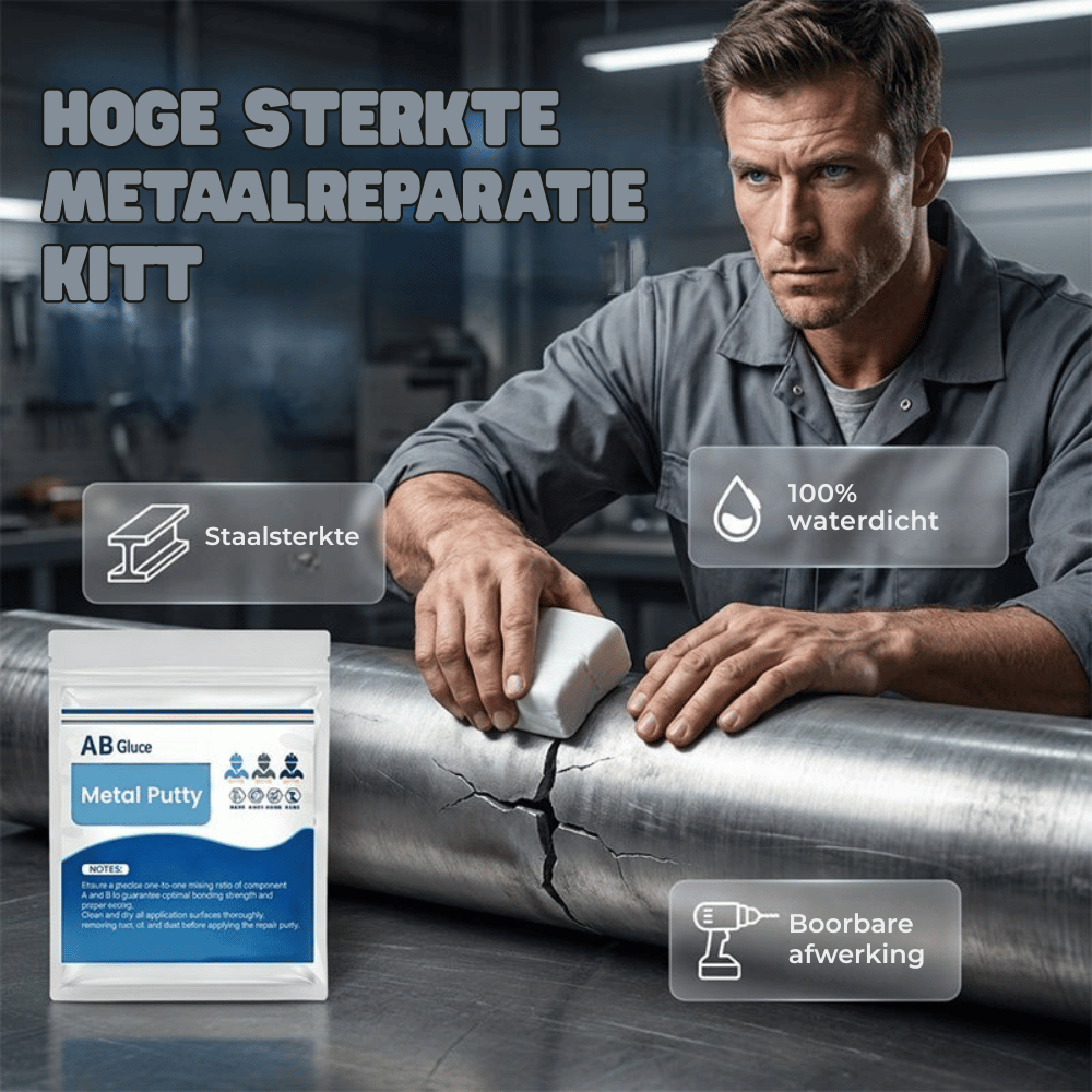 SteelBond Pro — Metaalreparatie Epoxy-Kneedmassa | 1+1 GRATIS