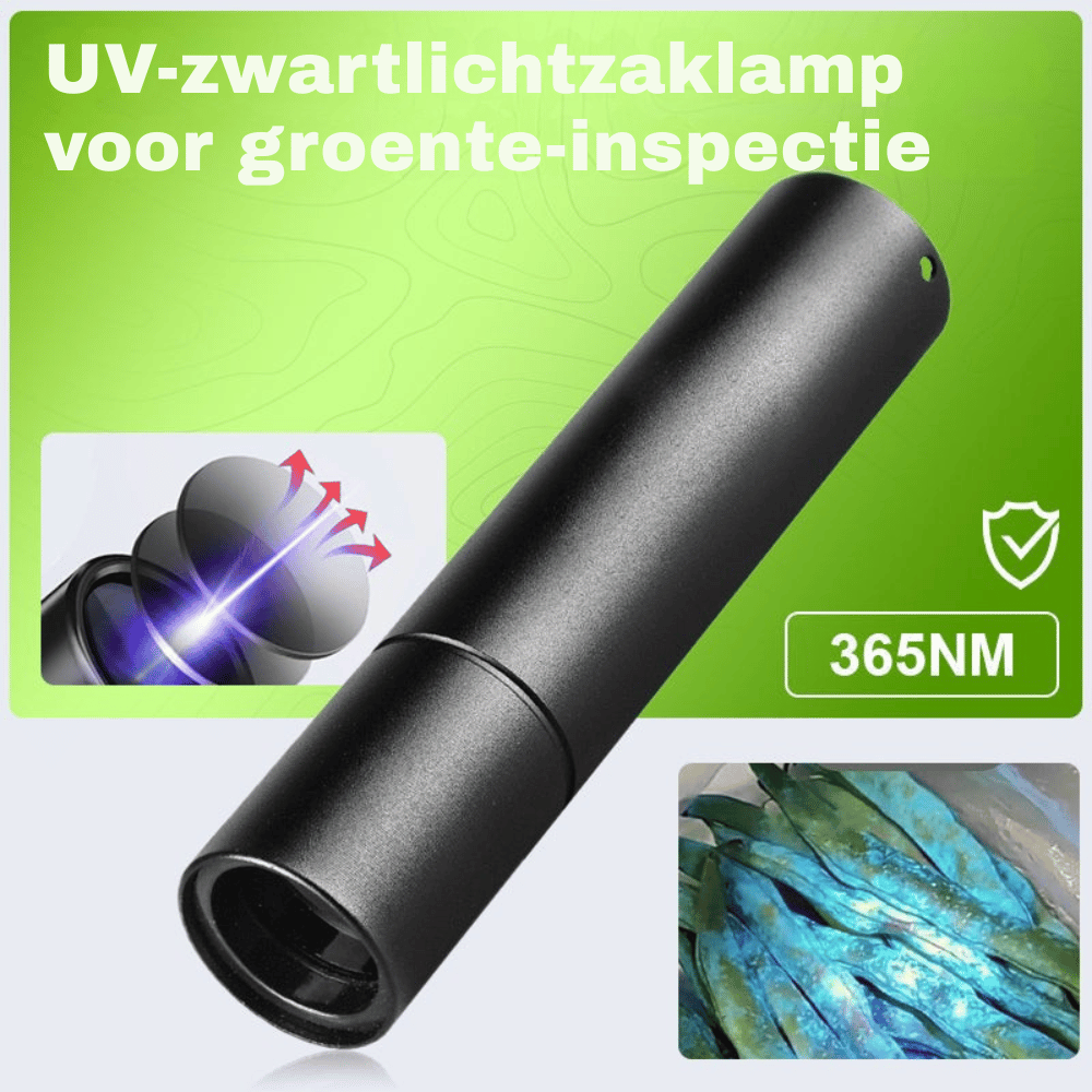 FoodSafe – UV Inspectie Zaklamp | 1+1 GRATIS