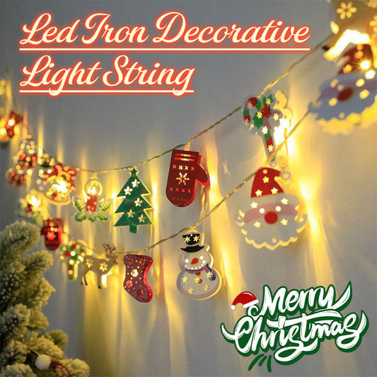 NordicGlow – Kerst LED ijzeren decoratieve lichtketting