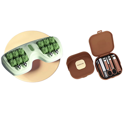 RelaxRoll™ – Draagbare dubbele voetmassageroller | 1+1 GRATIS