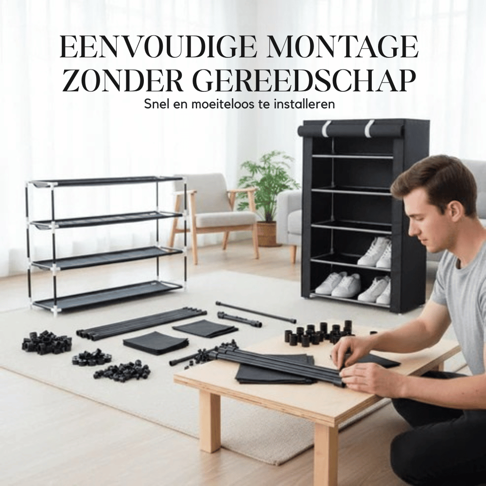 StrideNest – Schoenen Organizer Kast | 50% KORTING