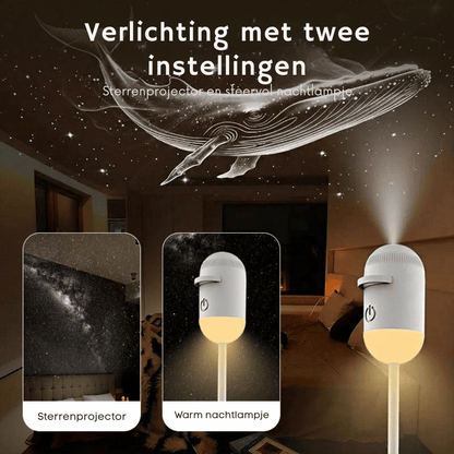 NebulaAura — USB Sterrenprojector-Lamp | 50% KORTING
