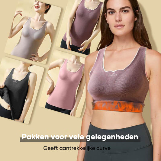 Fleece Naadloos Slank Ondergoed Vest