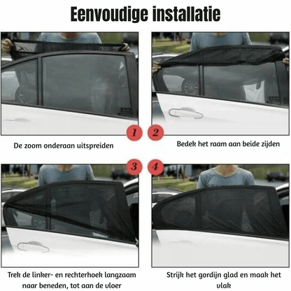 CoolBreeze — Rekbare Auto-Zonneschermen | 1+1 Set GRATIS