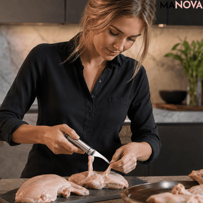 ShrimpPro — Roestvrij Garnalen Pel & Ontdarmmes Set van 5 stuks | 50% KORTING