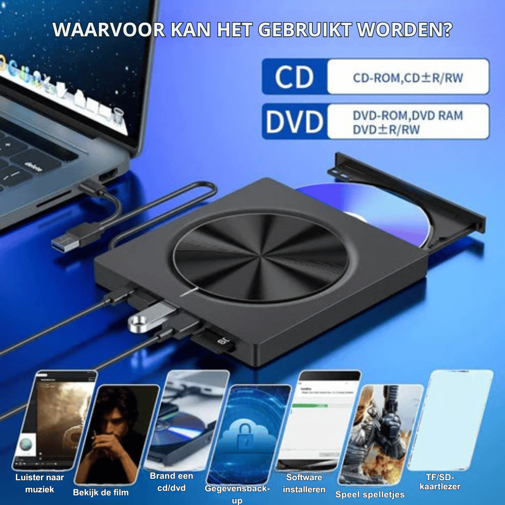 DriveVault — 7-in-1 Speler | 50% KORTING