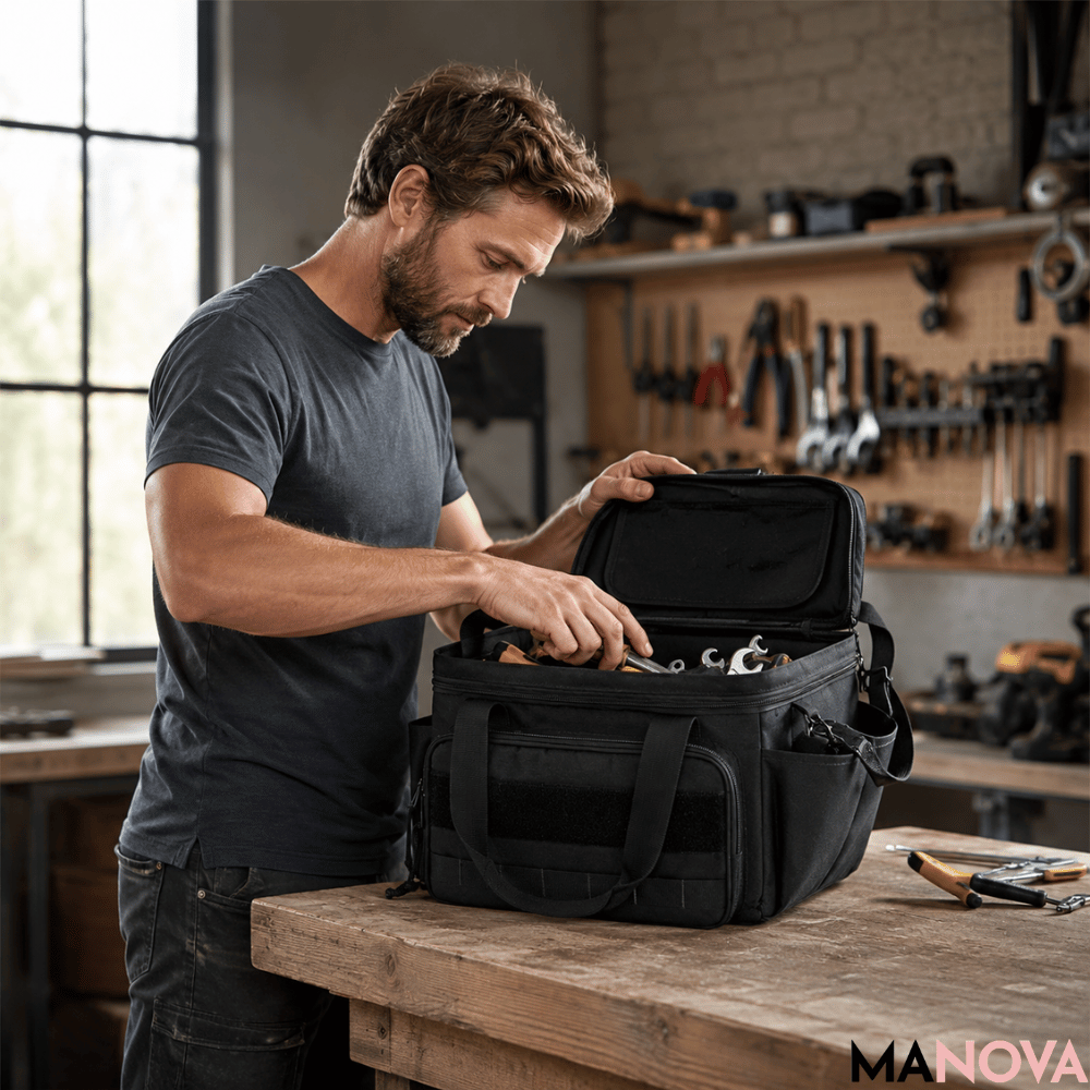 TitanTote — Robuuste Canvas Gereedschapstas | 50% KORTING