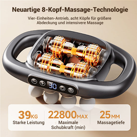 DeepRelief™ 16-Drive massagepistool met 8 opzetstukken