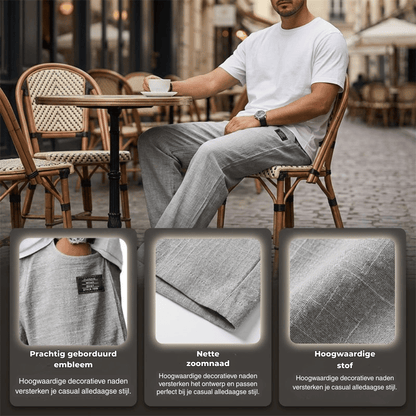 Ezra — Lichte Linnen Broek | 50% KORTING