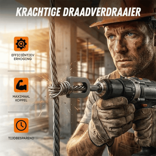 VoltGrip — Draaigereedschap voor draad voor boormachines, 5-delige set | 50% KORTING
