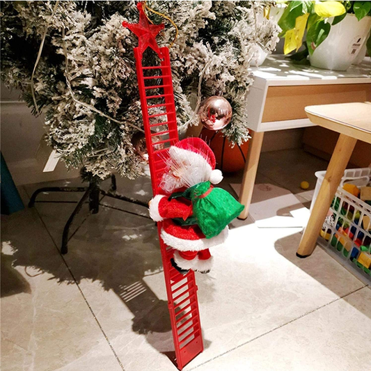 Elektrische klimladder Kerstman