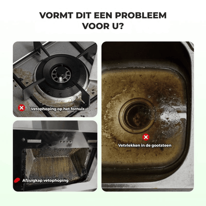 GreaseAway — Keuken Ontvetter Spray | 50% KORTING