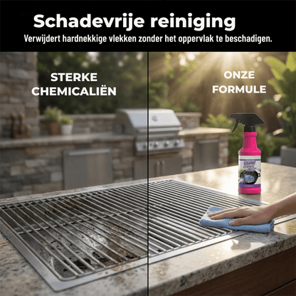 GrillClean Pro — Vetoplossende Spray | 1+1 GRATIS