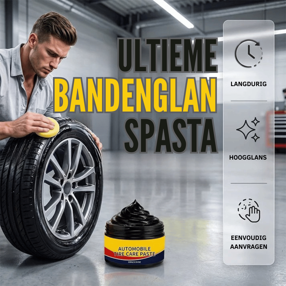 TireGloss — Deep Black Bandenpasta | 1+1 GRATIS