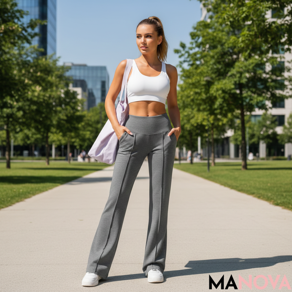 Ava – Wijde High-Waist Broek | 50% KORTING