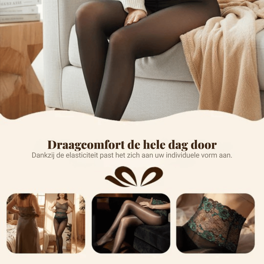 Rose – Hoge taille mesh kousen | 1+1 GRATIS